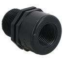 Polypropylene PP Threaded Reducing Socket Female – Male 3/4in – 1/2in BSP