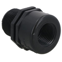 Polypropylene PP Threaded Reducing Socket Female – Male 3/4in – 1/2in BSP