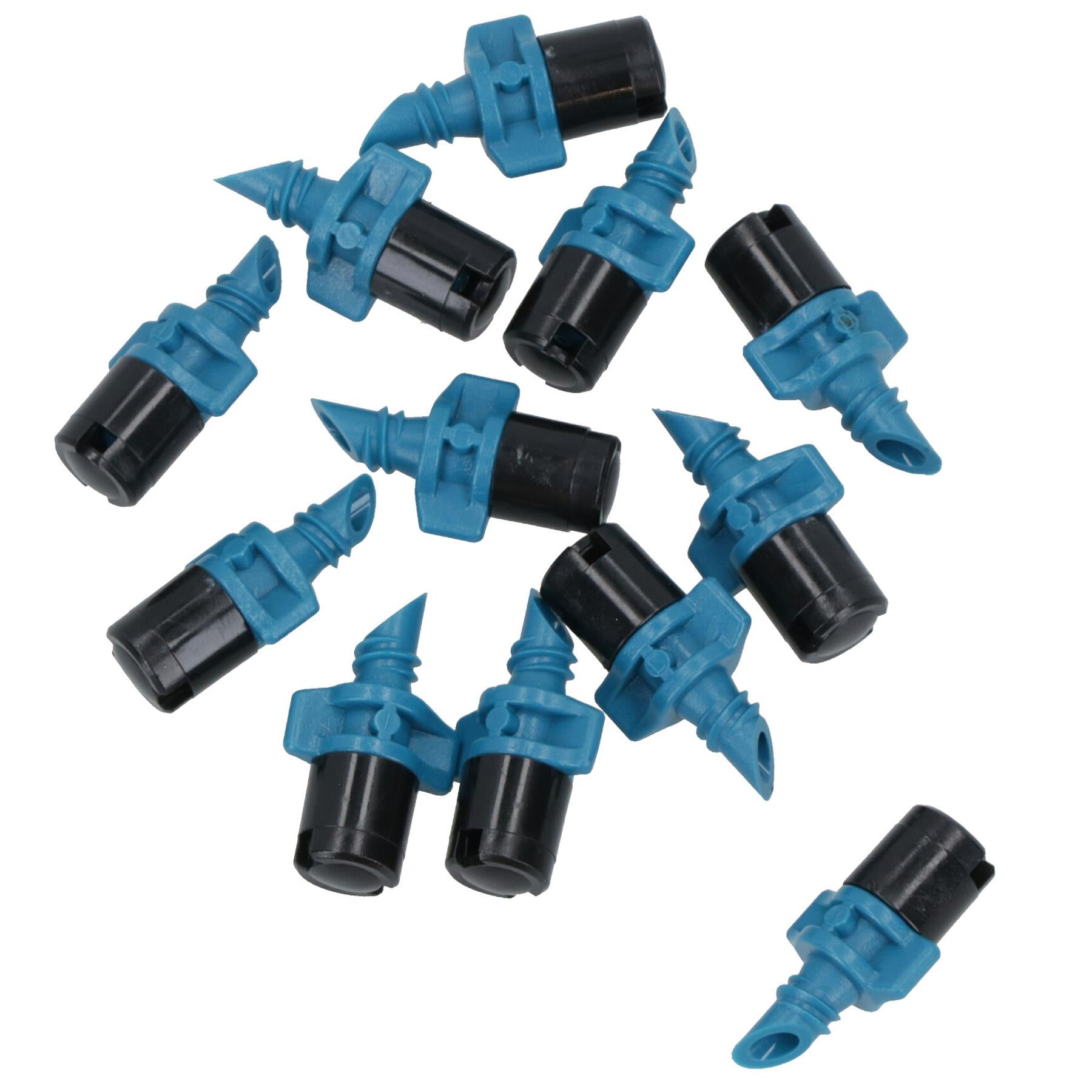 Strip Micro Sprinkler Jets 20 degree Watering Sprayers 4 + 13mm Pipe 12pc