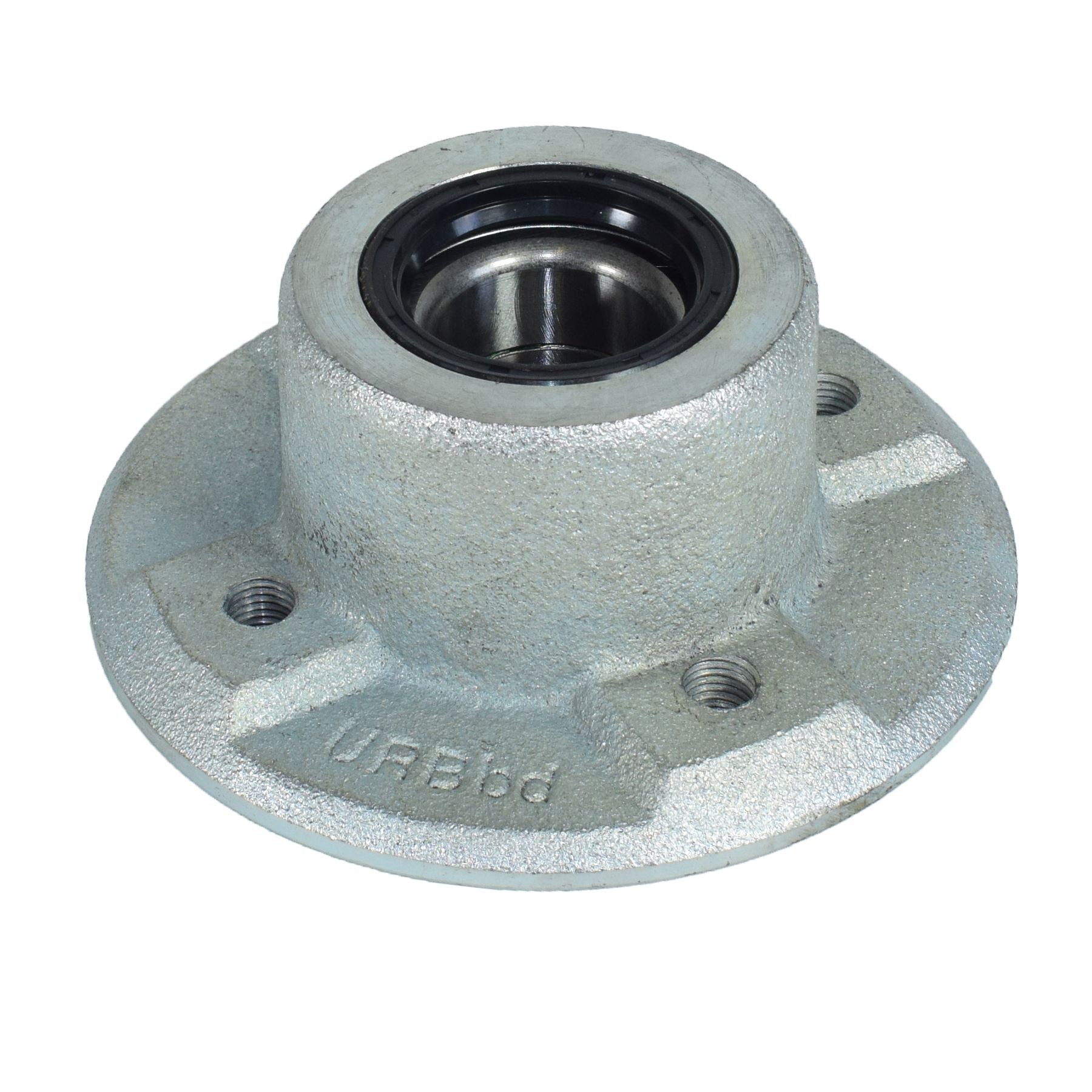 100mm PCD Trailer Cast Wheel Hub with Sealed Bearings For Ifor Williams P6 P7