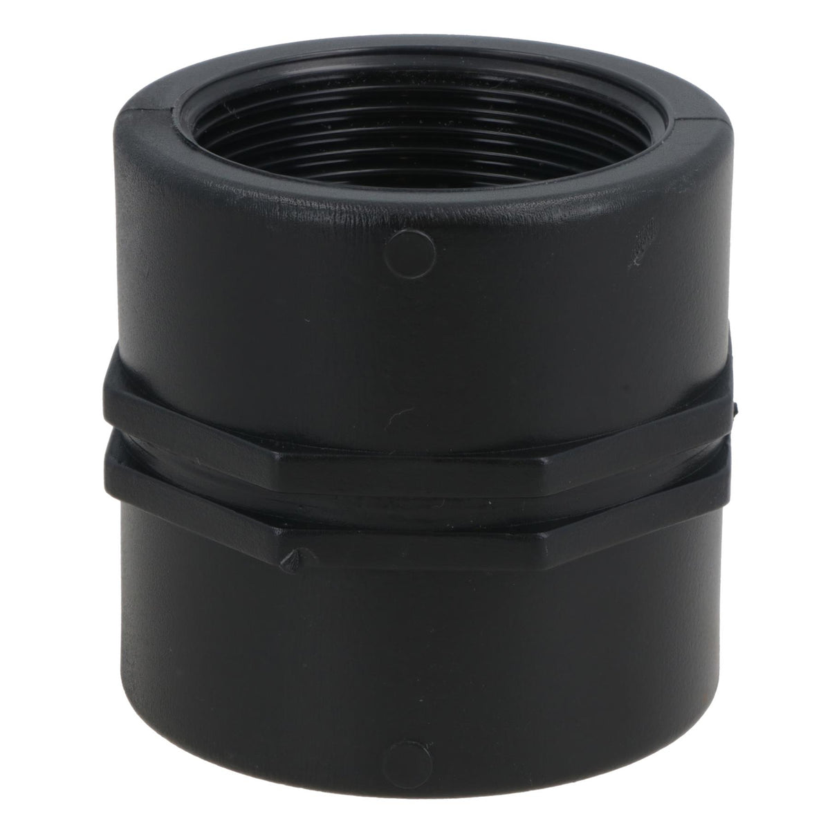 Polypropylene PP Female Threaded Pipe Fitting Sockets 1-1/4in – 1-1/4in BSP
