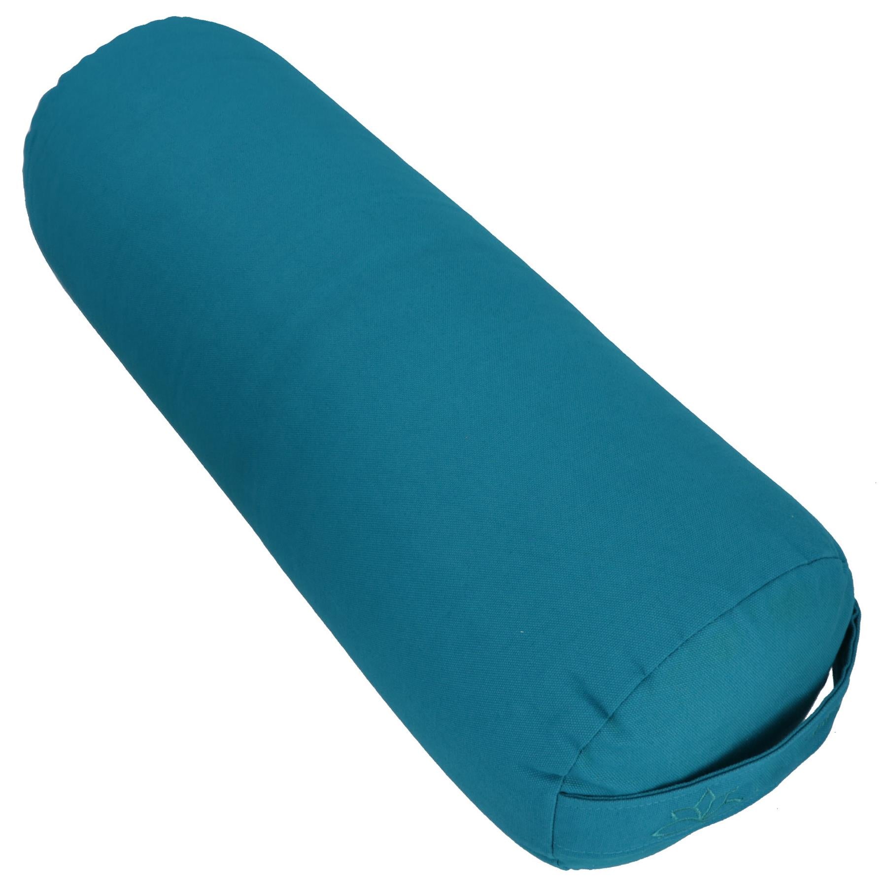 Buckwheat Yoga Bolster 61cm x 23cm Ideal for Yoga, Gym, Meditation Relaxation
