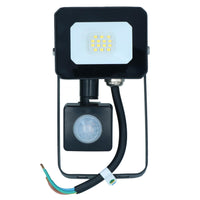 10 Watt LED Mini Floodlight Garden Lighting 800 Lumens IP65 + Motion Sensor