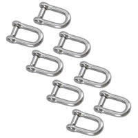 Countersunk Pin Dee Shackle 12mm Hex Socket Rigging Link Stainless Steel 316