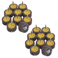 50mm 120 Grit Abrasive Flap Wheel Discs Sanding Rust Removal 6mm Shank