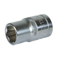 1/2" Drive 13mm Metric Super Lock Shallow 6-Sided Single Hex Socket Bergen