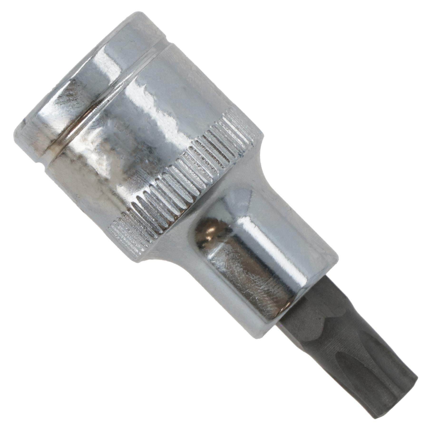 T45 Male Torx Bit Star Socket 1/2" Drive Standard Internal Chrome Vanadium Steel