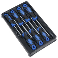 7pc Torx Star Magnetic Screwdriver Set With Cushioned Grip T10 - T30
