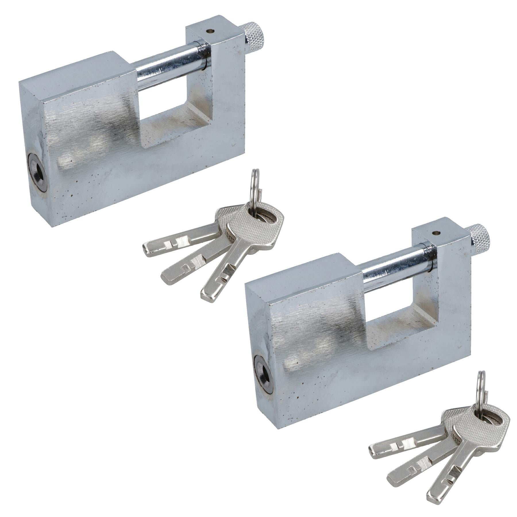 90mm Heavy Duty Beam Padlock Lock For Containers Shutter Doors Warehouses