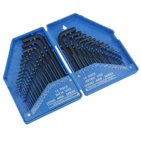 30pc Metric and Imperial AF SAE Allen Hex Keys 0.7mm - 10mm / 0.028 -3/8