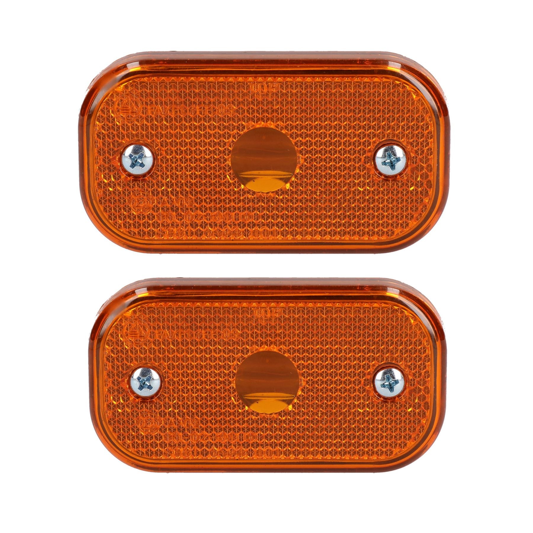 2 x Replacement Amber Orange Side Marker Light / Lamp Trailer Caravan