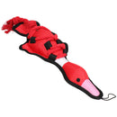 Red Cross Tug Rope Duck Doy Play Toy With Squeak 40x18x6cm