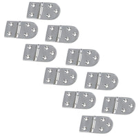 Polished Door Oval Hinge Stainless Steel 40mm x 75mm 316 Marine Cabin