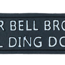 Door Bell Broken Yell Ding Dong Cast Iron Sign Plaque Wall Gate House Garden