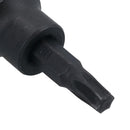 Torx Star Impact flache, kurze Bit-Steckschlüssel T10–T60, einzeln, 3/8 Zoll Dr.