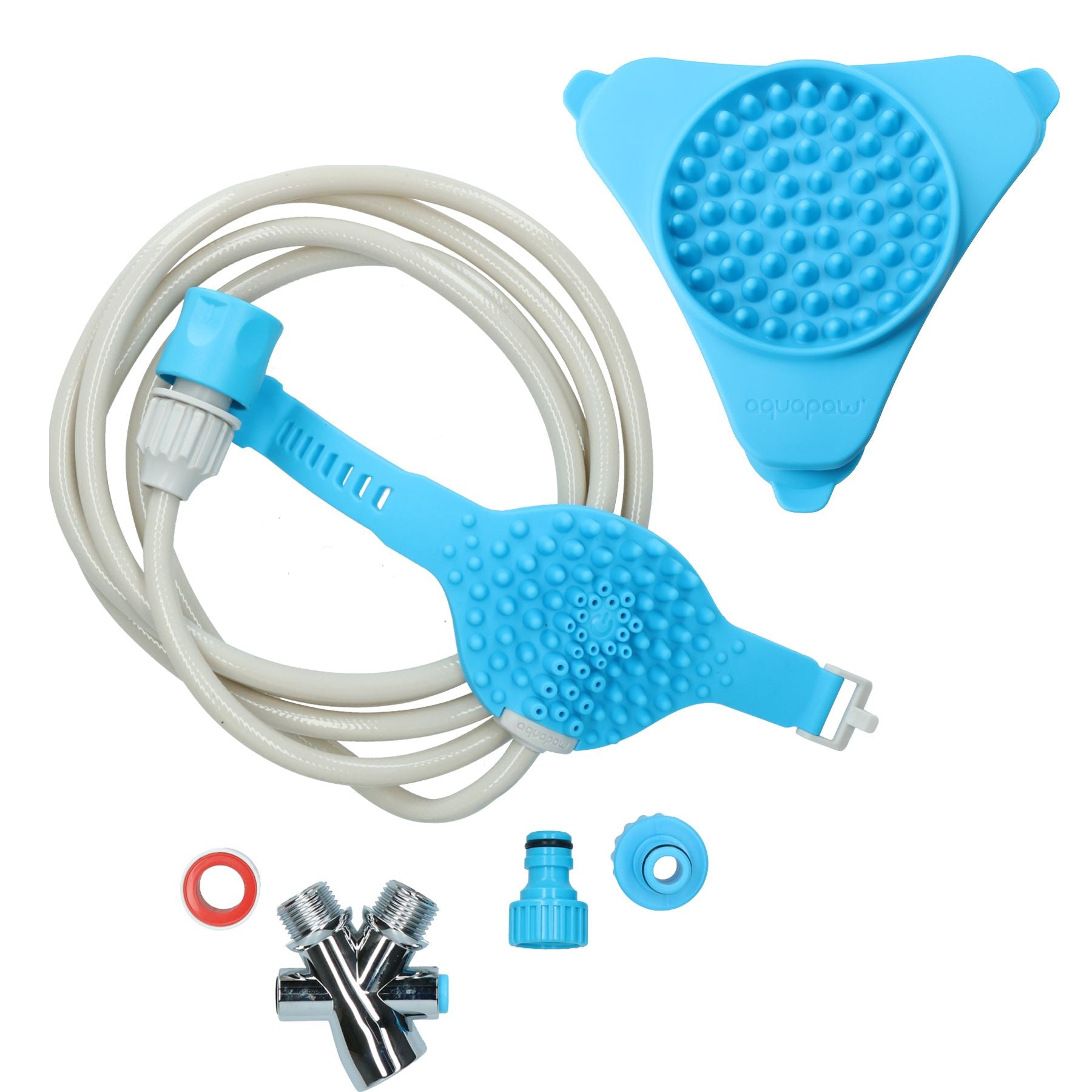 Pet Bathing Shower Sprayer & Slow Feeder Distraction For Dog Grooming