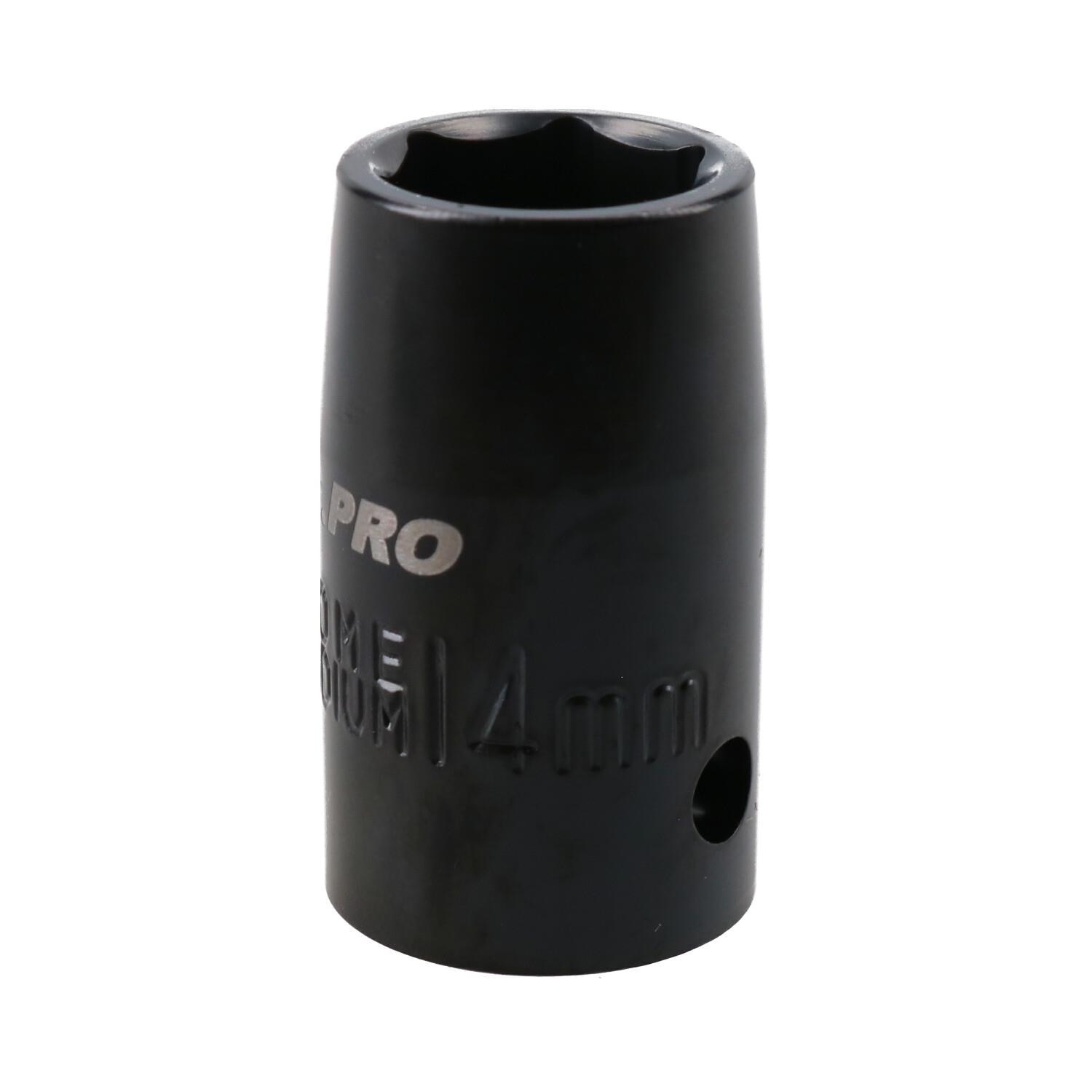 Metric MM 1/2" Drive Shallow Impact Sockets Single Hex 6 Sided 9mm – 27mm