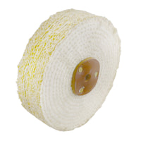 Coarse Sisal Fast Cut Buffing Polishing Mop 6" x 1.5" 3 Section 1st Stage Metal