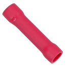 Insulated Straight Butt Connectors Electrical Crimps on Terminals Wire Cable Red