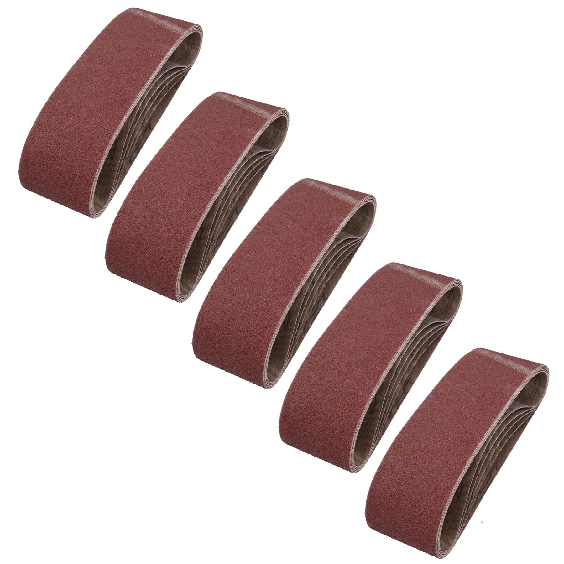 75mm x 533mm Mixed Grit 40 60 80 120 Abrasive Sanding Belt Sander Discs