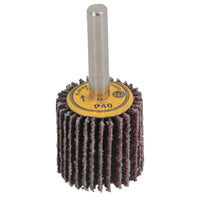 25mm 40 Grit Abrasive Flap Wheel Discs Sanding Rust Removal 6mm Shank