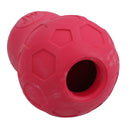 Medium Rubber Red Tumble Tease Dog Interactive Play Treat Fillable Toy Gift