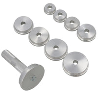 Radlagerring- und Dichtungstreibersatz 40 mm - 81 mm, 10-teilig, Aluminium-Kit