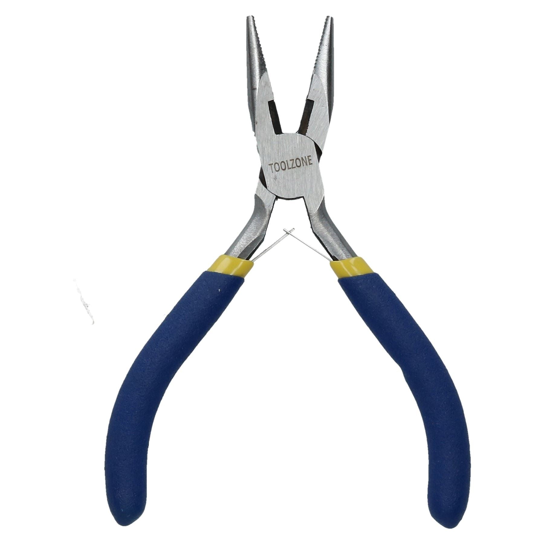 Straight Mini Long Nose Pliers Modelling Craft Hobby Fishing Plier 125mm / 5"