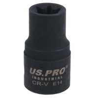 Female Impacted Impact Torx Star E Socket 3/8in Drive Shallow E5 – E24