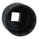32mm 1/2in. Drive Shallow Metric Impact Impacted Socket 12 Sided Bi-hex