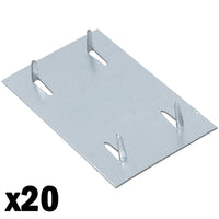 Safe Plate 54mm x 90mm Galvanised Plumbing Electrical Wiring Protector