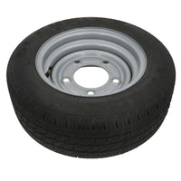 Trailer Wheel & Tyre 185/60R12 5 Stud 6.5in PCD 115mm Centre Hole