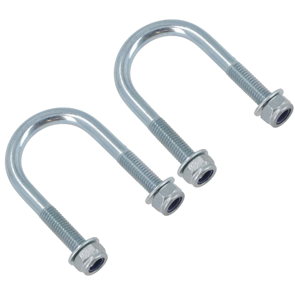 M8 Round Bend U Bolt 34mm x 64mm Width x Length Pipe Clamp Fixing