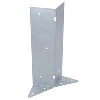 Arris Rail Bracket Fence Post Support Galvanised 100mm, 225mm or 300mm