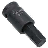 3mm - 10mm x 45mm 3/8in. Drive Short Impact Impacted Allen Hex Key Socket