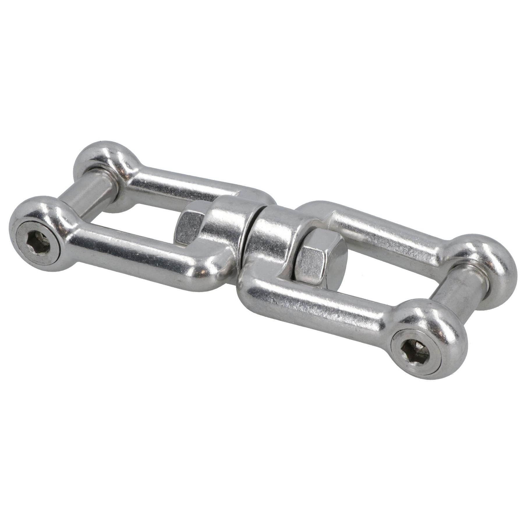 Swivel Shackle Anchor Chain 13mm Jaw Hexagonal Socket 316 Stainless Steel