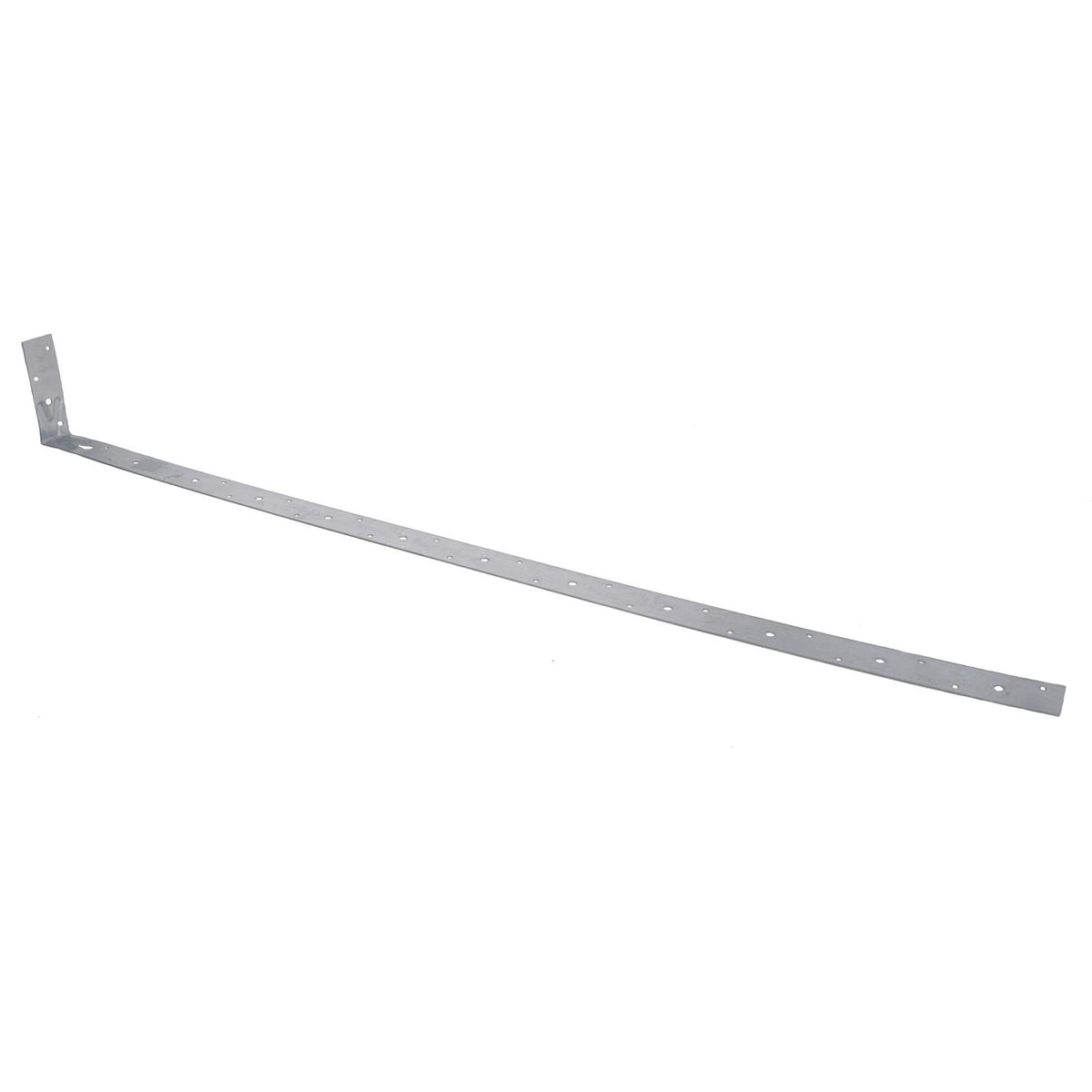 Horizontal Heavy Duty X Restraint Strap 1000mm Length 100mm Bend Galvanised