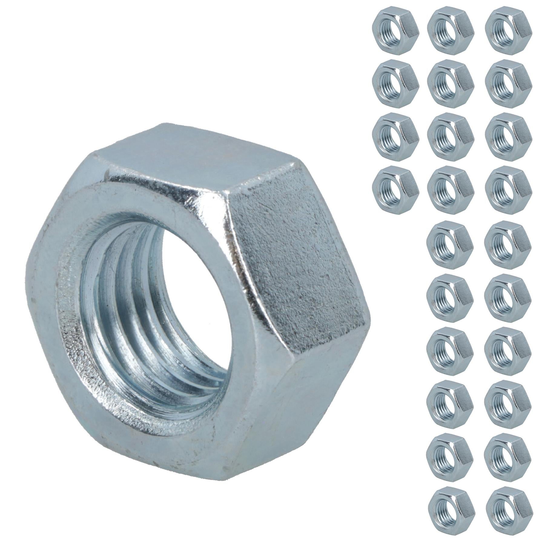 16mm M16 x 2.0mm High Tensile Tow Bar Ball Nuts Zinc Plated Steel Nut Fastener