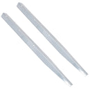 Galvanised Log Roll Pin 450mm Wooden Border Edging Garden Lawn Yard