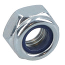 M5 x 0.8mm Nyloc Nut Fastener Hexagonal Metric Nuts Grade 8 Zinc Plated