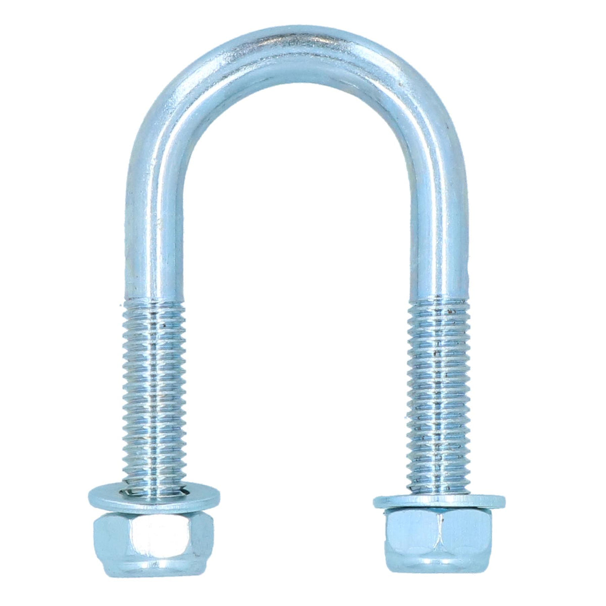 M8 Round Bend U Bolt 27mm x 53mm Width x Length Pipe Clamp Fixing