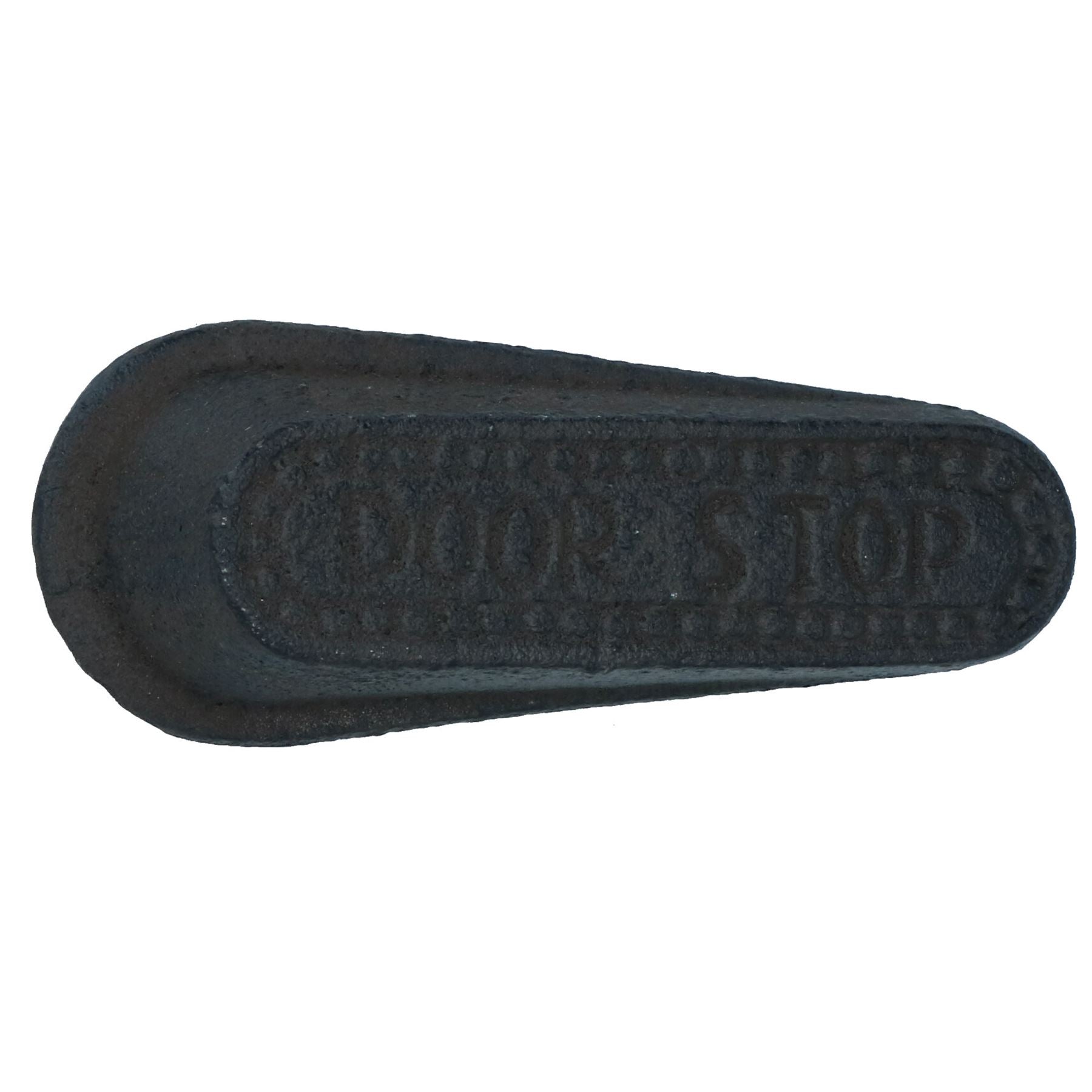 Plain Door Stop Cast Iron Metal Rustic Doorstop Wedge House Home Shed