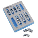 1/4" + 3/8" Drive E Female Torx Star Sockets on Wobble Universal Joint E4 - E16