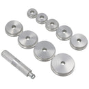 Radlagerring- und Dichtungstreibersatz 40 mm - 81 mm, 10-teilig, Aluminium-Kit