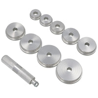Radlagerring- und Dichtungstreibersatz 40 mm - 81 mm, 10-teilig, Aluminium-Kit