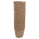 Biodegradable Fibre Plant Pots For Seeds Seedlings Cuttings Round 6 x 6.5cm