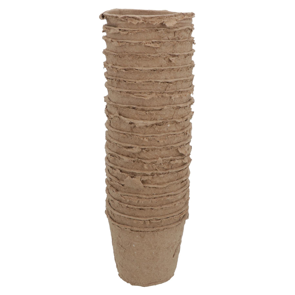 Biodegradable Fibre Plant Pots For Seeds Seedlings Cuttings Round 6 x 6.5cm