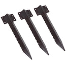 Garden Single Sleeper Straight Support Spike Stake Powder Coated 440mm