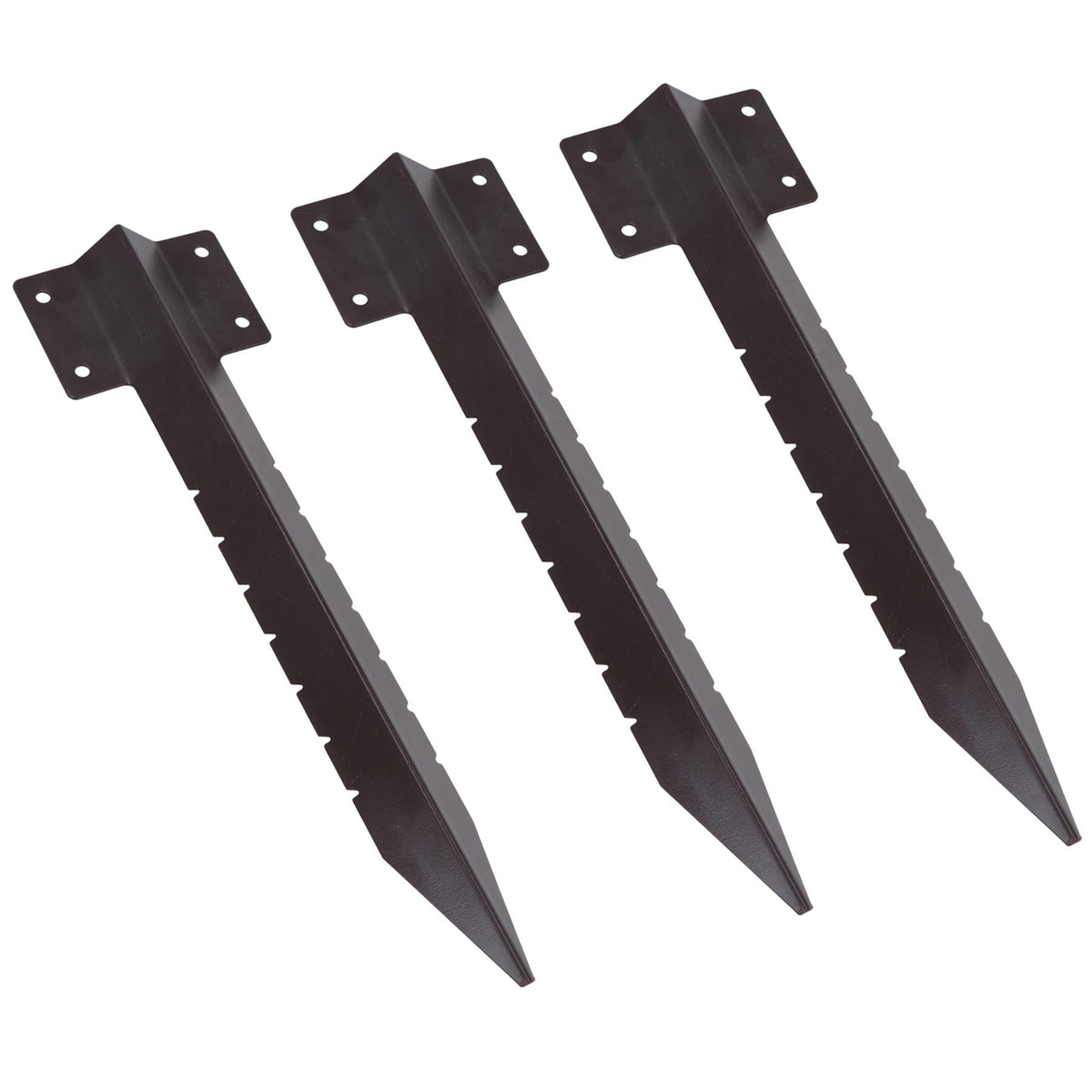 Garden Single Sleeper Straight Support Spike Stake Powder Coated 440mm