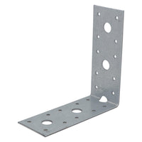 Timber Joist Angle Bracket Fastening Plate Galvanised Steel 125 x 125 x 50mm